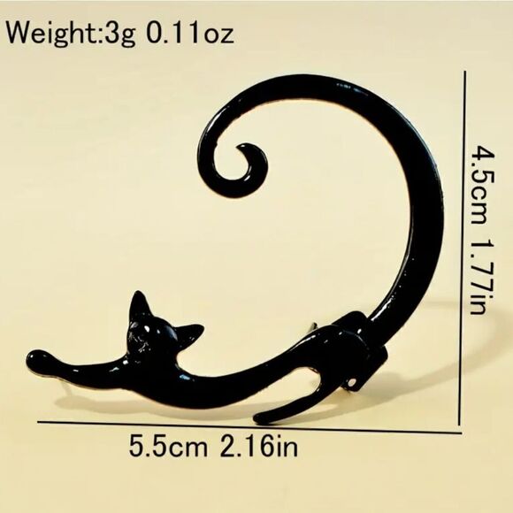 Design with Gold/Silver Cat Ear Wrap Catlovers Style ( 1 Pc ) - Picture 6 of 10